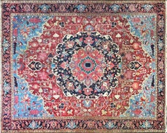 Antique Heriz / Serapi Oriental Carpet, circa 1910