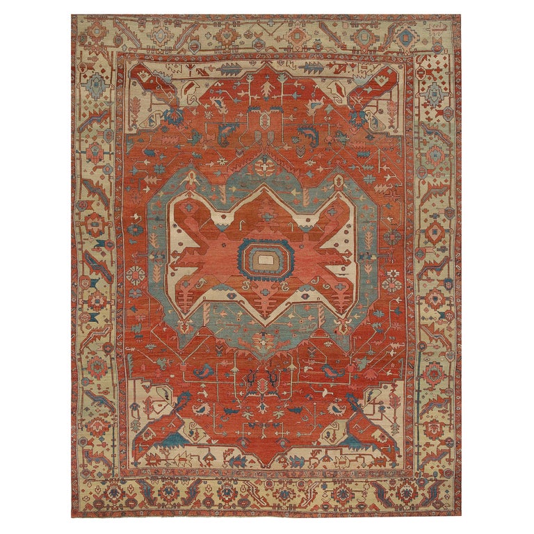 Heriz Serapi Rug, ca. 1890, offered by Lavender Oriental Carpets