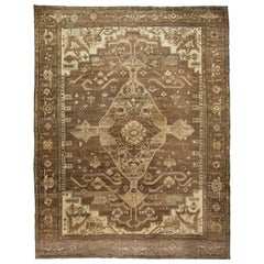 Antique Heriz Serapi Rug, circa 1890