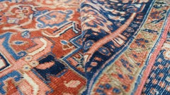 Antique Heriz Wool Rug 8'3''x10'9''