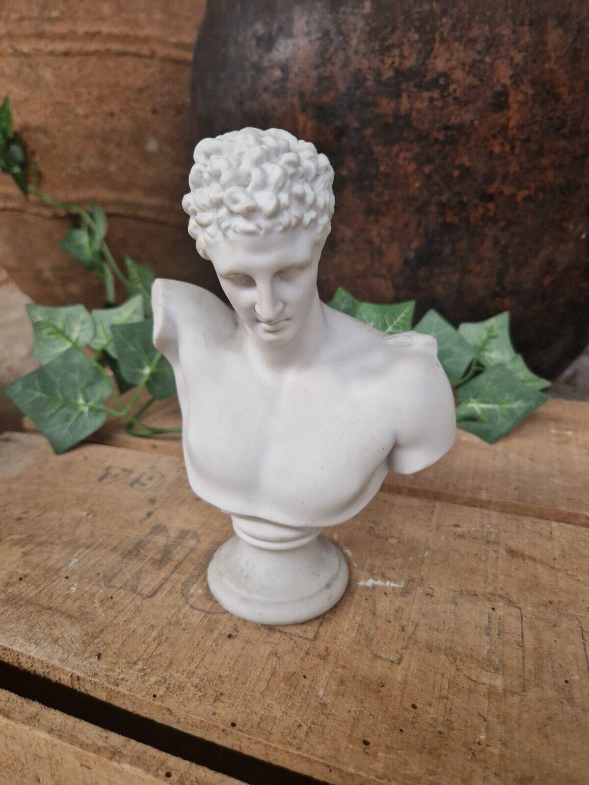 Antique Hermes Bust in Carved Biscuit French Origin In Good Condition For Sale In Buxton, GB