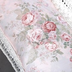 Antique Heywood Wakefield School White Wicker Recamier, 20th Century