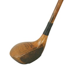 Antique Hickory Golf Club, Driver, Hunstanton, circa 1920