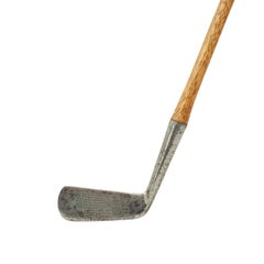 Antique Hickory Golf Club, J. H. Taylor Juniors Autograph Putter