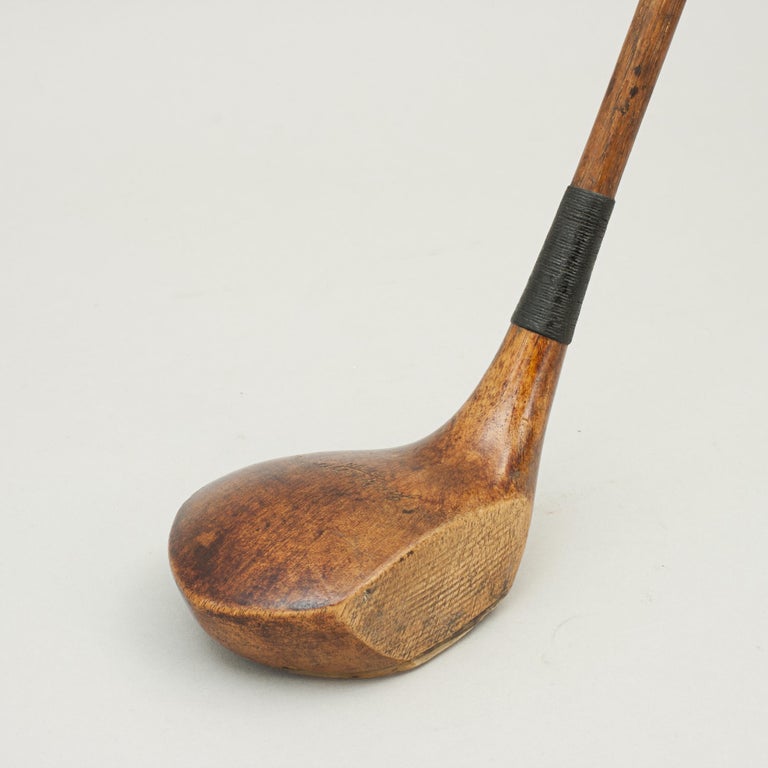 Antique Hickory Golf Club, James B. Halley and Co., Driver at 1stDibs