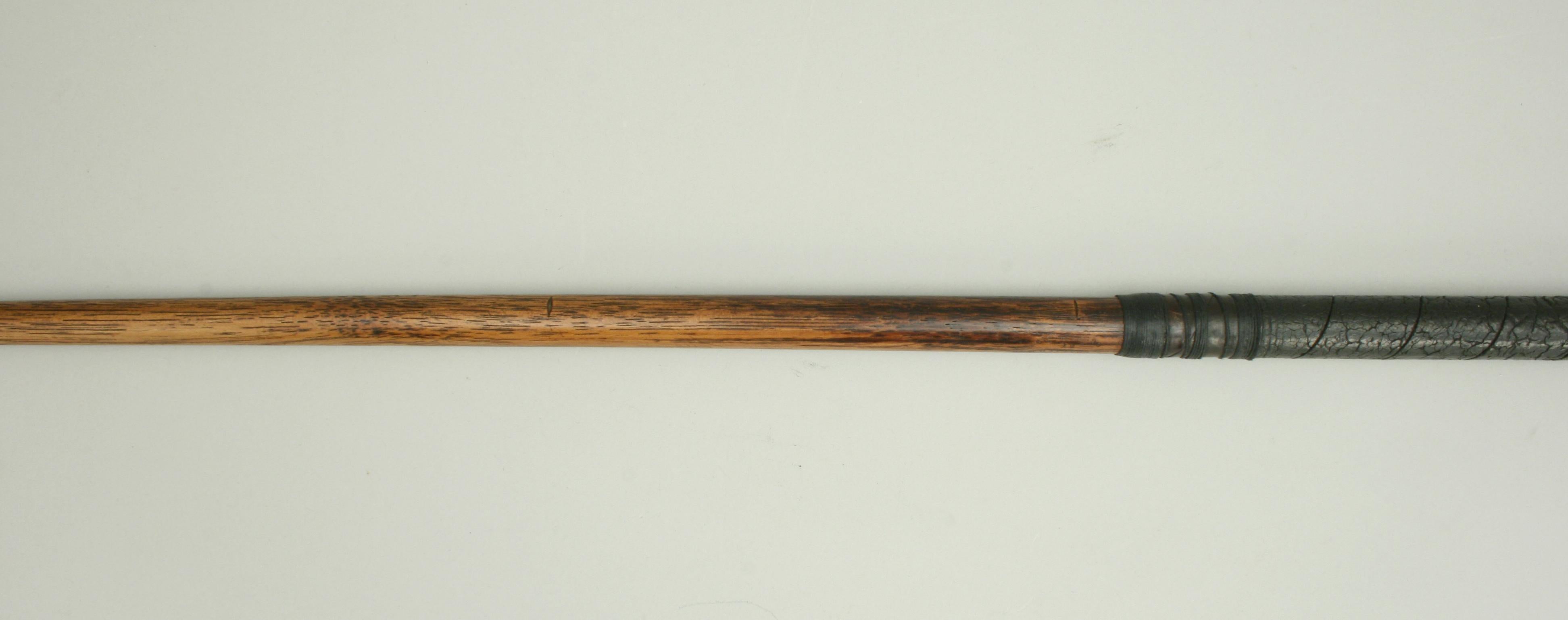 Antique Hickory Golf Club, Mills Putter with Aluminium Head, Sunderland In Good Condition In Oxfordshire, GB