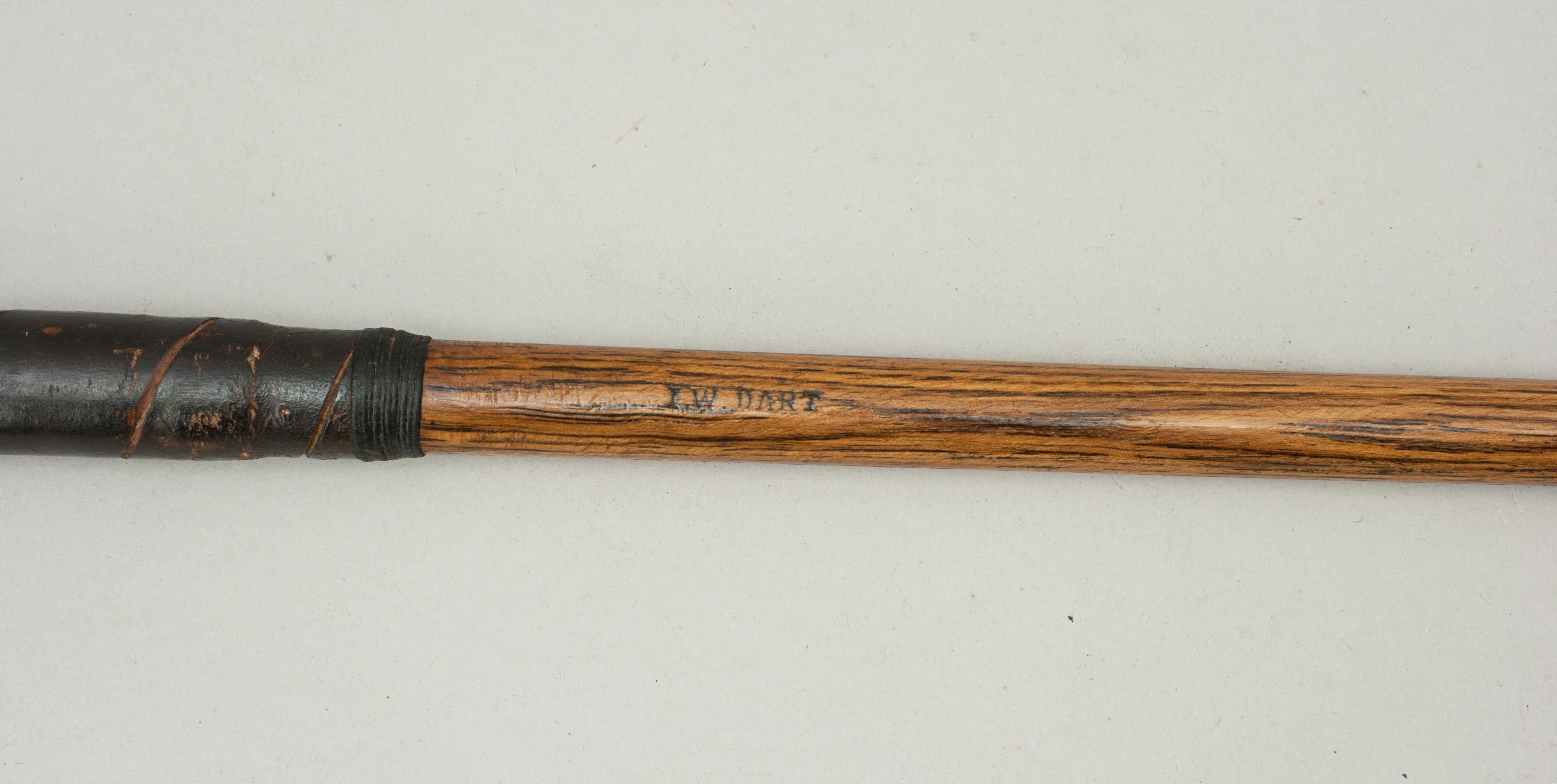 Antique Hickory Golf Club, Tom Stewart Iron with Personal Inspection Mark 3