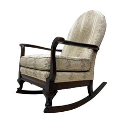 Antique High Back Rocking Chair