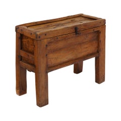 Used “High Period” Wooden Trunk on Legs