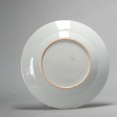 Antique High Quality Chinese Blue & White Butterfly Dish, 18th Century