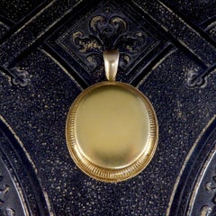Antique High Quality Late Victorian 14ct Yellow Gold Locket Pendant