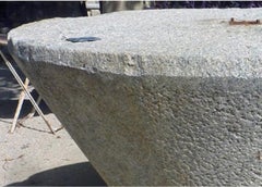 Antique High Round Conical Stone Table, GE-1627
