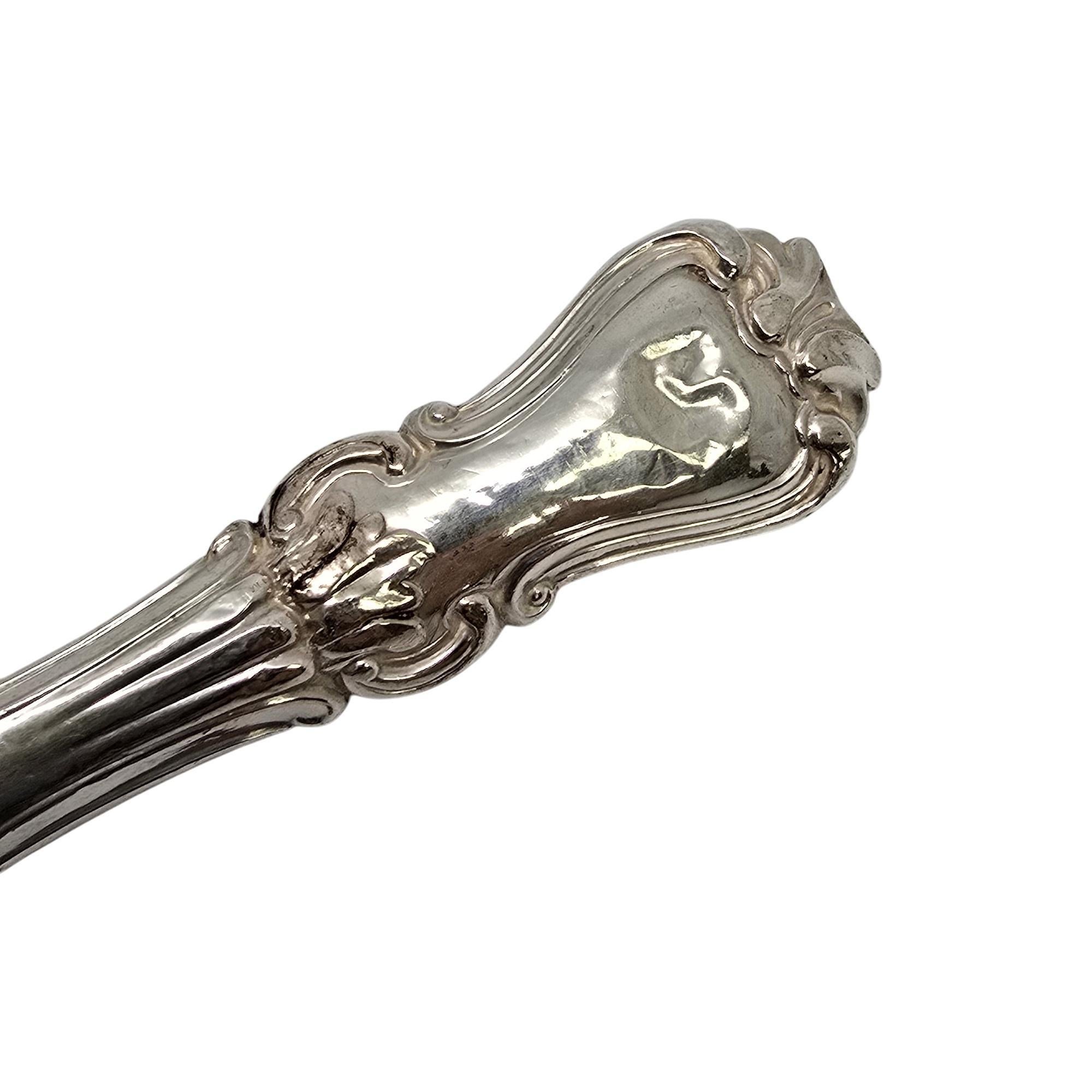 Antica forchetta da carne in argento sterling Hilliard & Thomason Birmingham Inghilterra #19930 in vendita 4