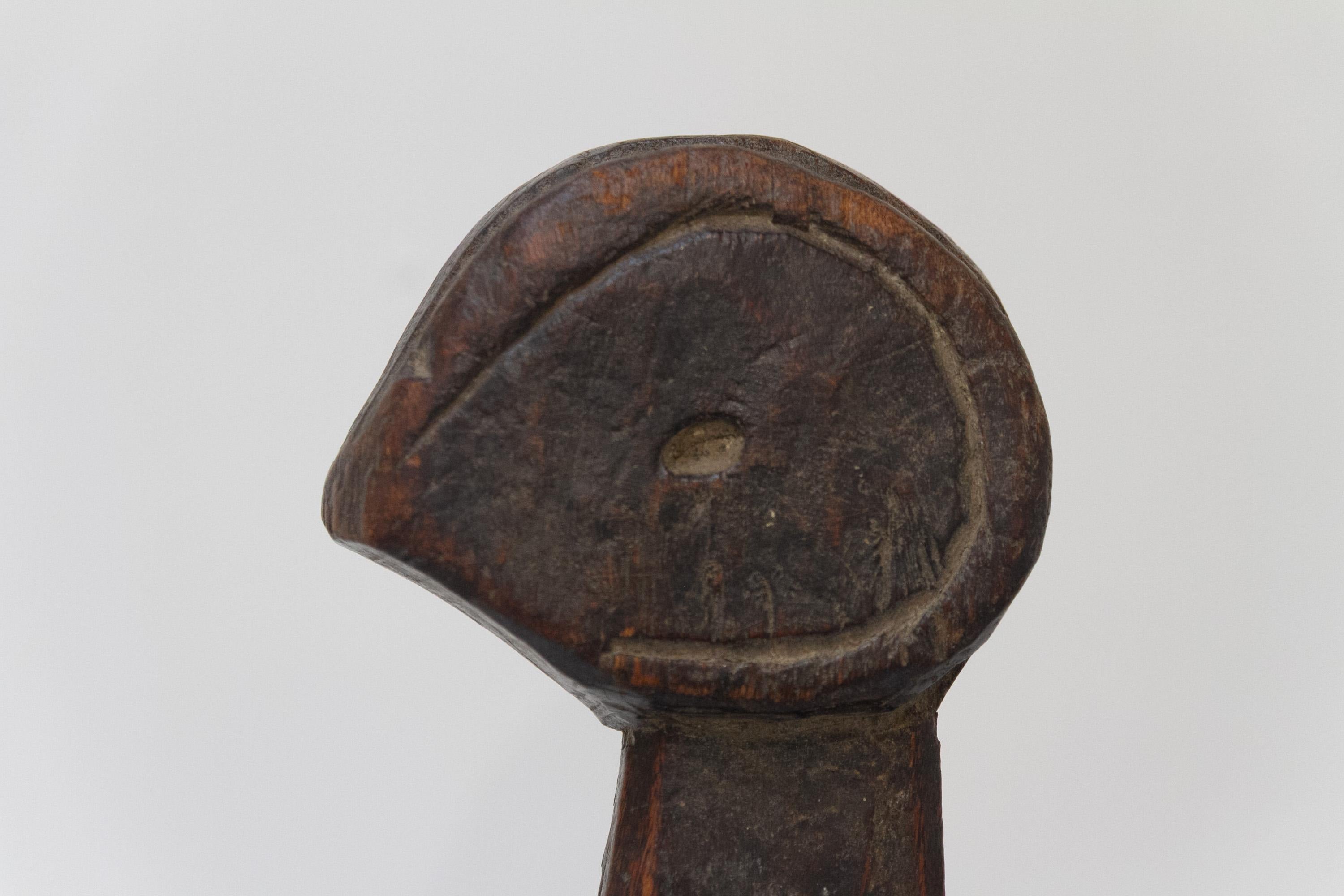 20ième siècle Ancien presse-purée zoomorphe en bois de l'Himachal Pradesh, Inde, années 1900. en vente