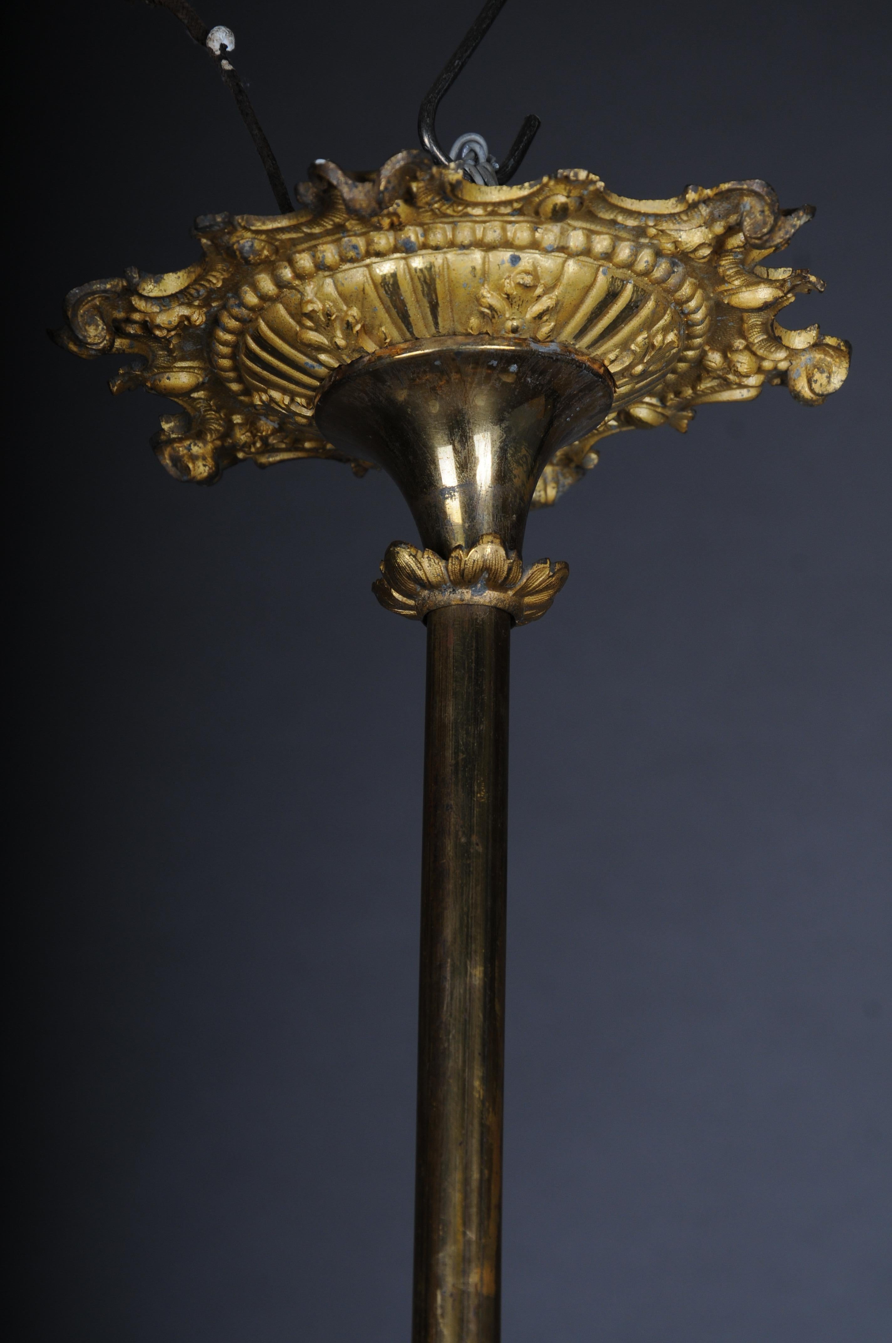 Antiker Hisorism-Kronleuchter, Bronze, Gold, aus dem Jahr 1880 im Angebot 13