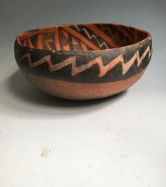 Antique historical Anasazi bowl Pueblo Pottery Native American Circa 11-12 C AD