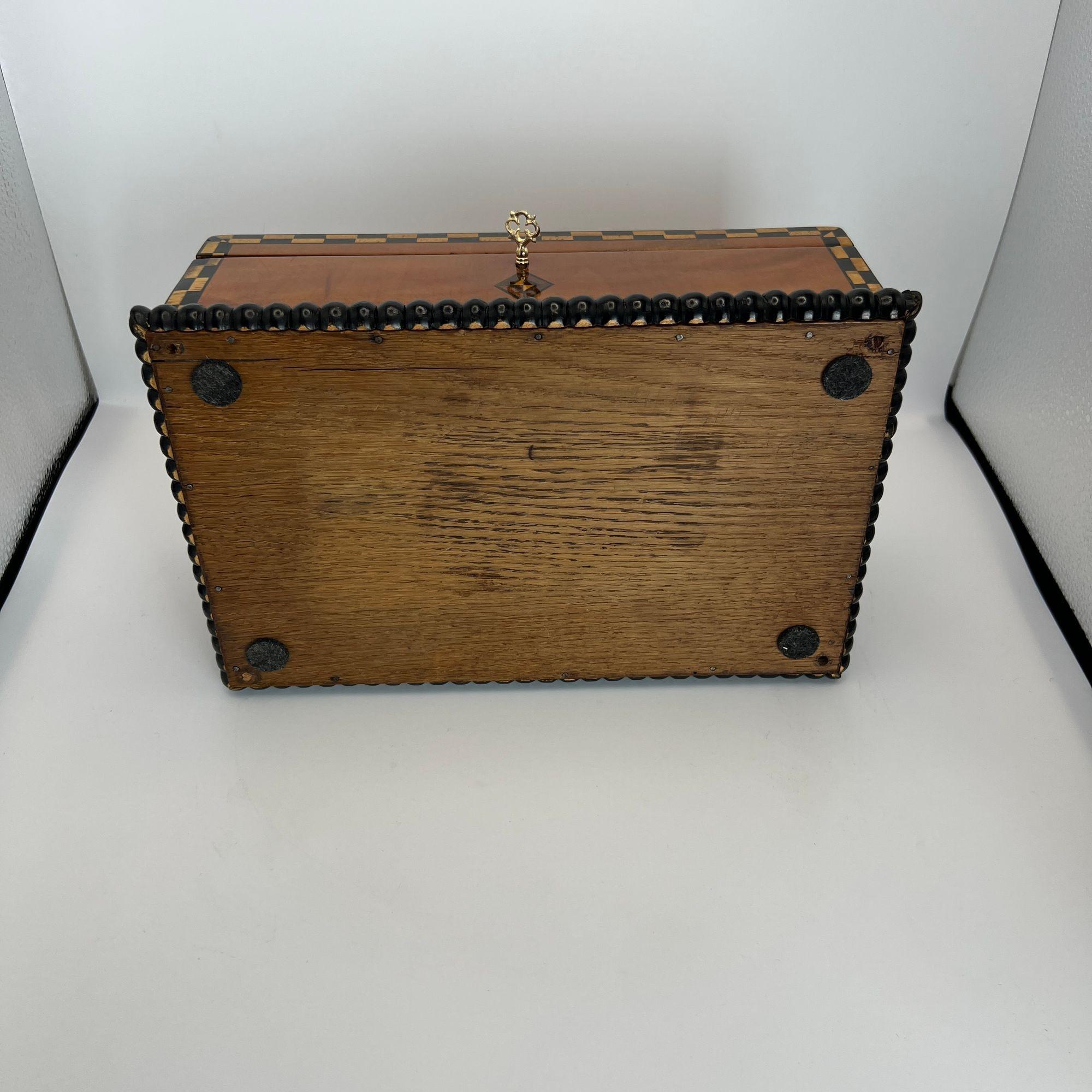 Antique Historicism Box, Birch, Marqueterie, Shell Inlay, Germany, circa 1880 For Sale 13