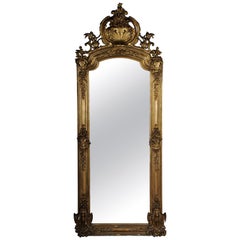 Antique Historism Mirror, circa 1870
