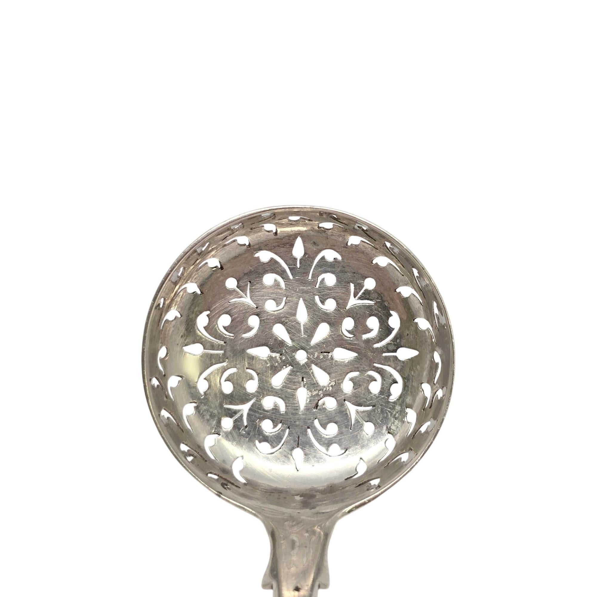 Antico HJ Lias & Son London England in argento sterling Sugar Sifter 5 1/4