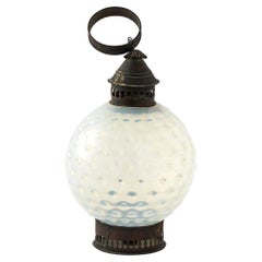 Antique Hobnail Glass Lantern