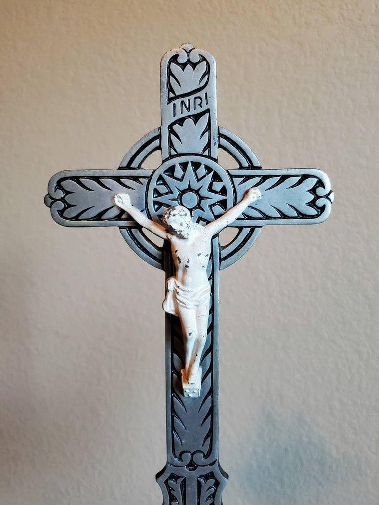 Antique Holland Brass Works 203 Religious Funerary Stand at 1stDibs