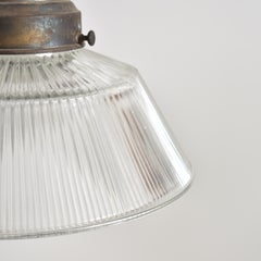 Antique Holophane Church Pendant Light