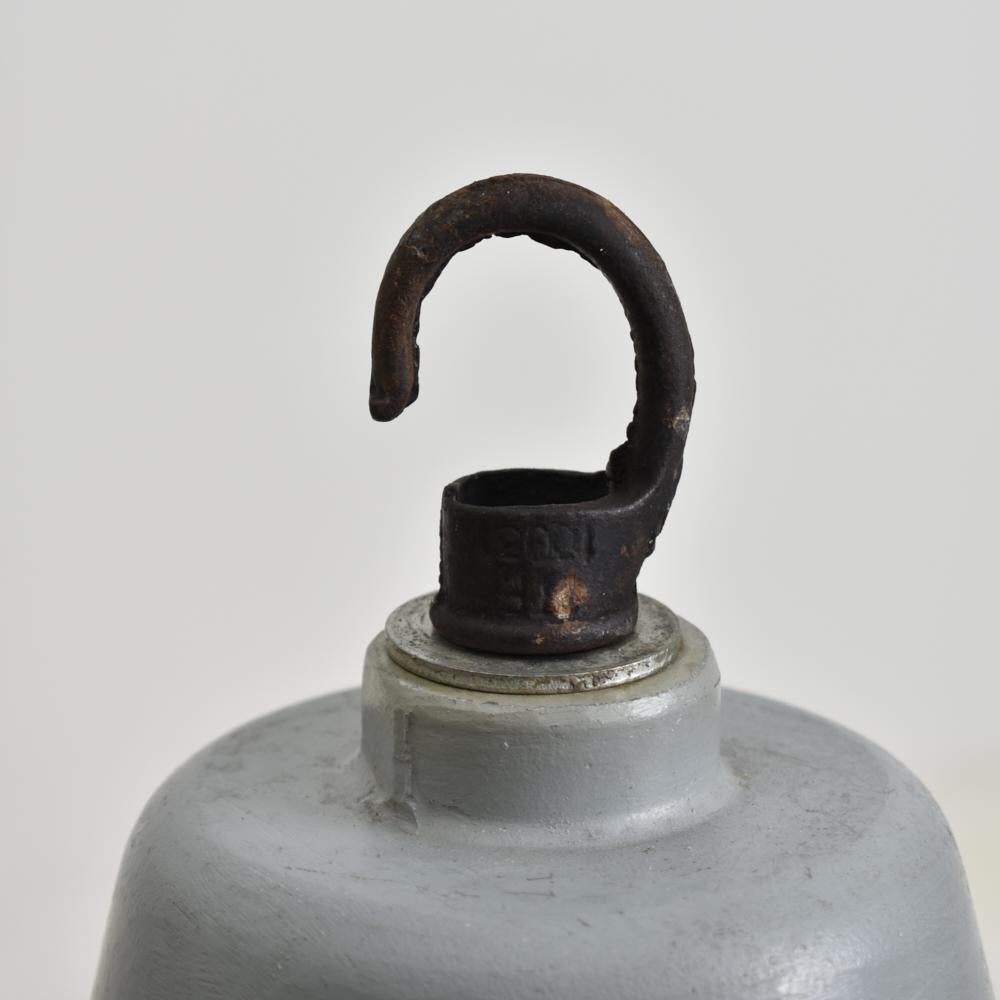 Antique Holophane Pendant Light In Good Condition For Sale In Stockbridge, GB