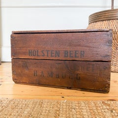 Antique Holsten Beer Box Hamburg London