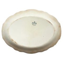 Antique Homer Laughlin “Virginia Rose” Oval Serving Platter – Blue Band Ironston