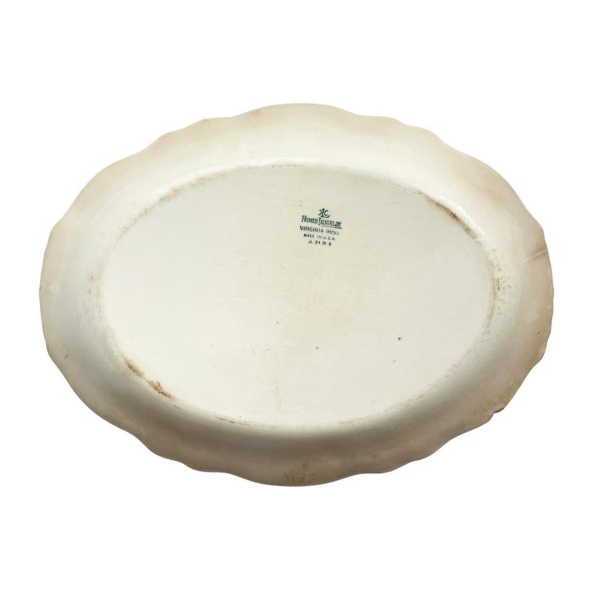 Américain Ancien plat de service ovale Homer Laughlin 