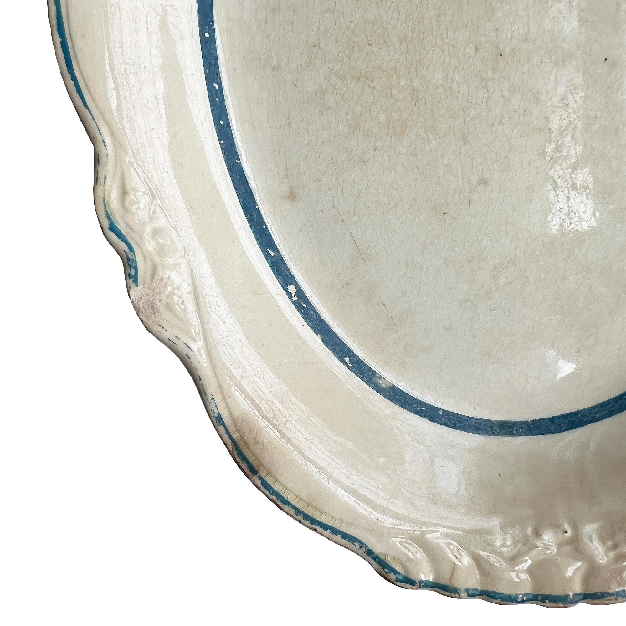 Ancien plat de service ovale Homer Laughlin 