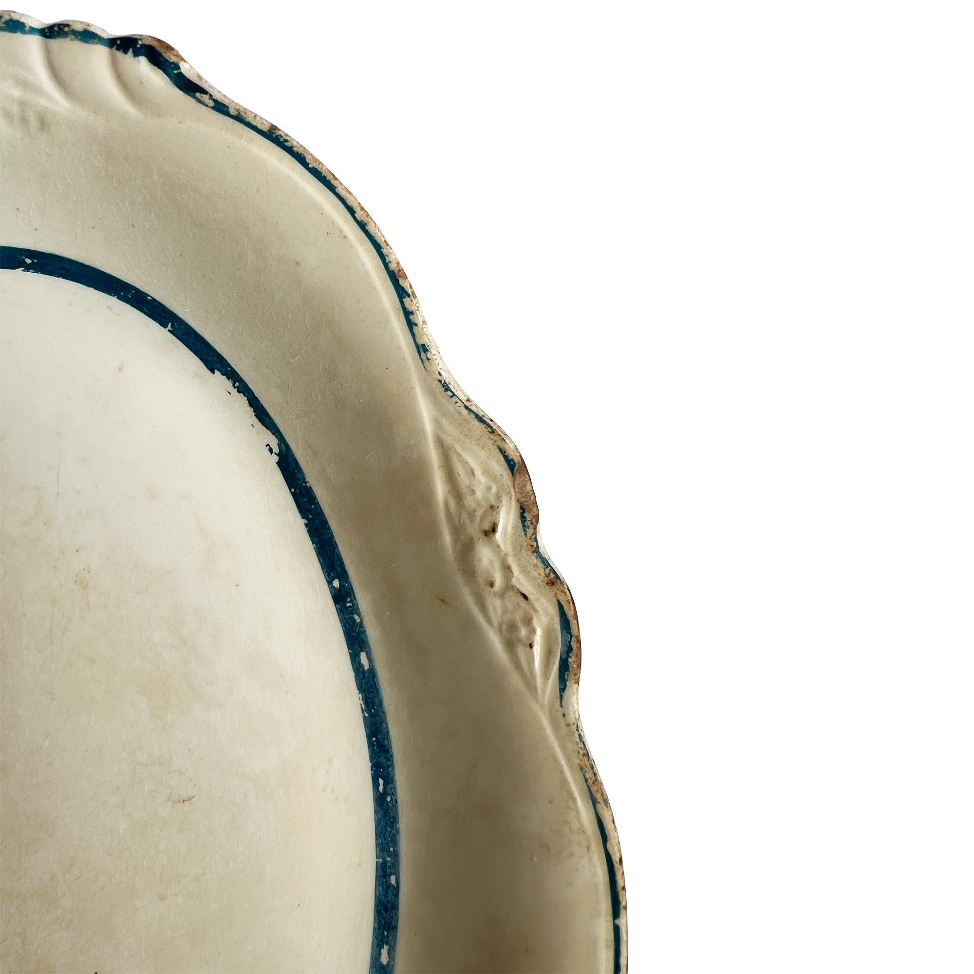 Ancien plat de service ovale Homer Laughlin 