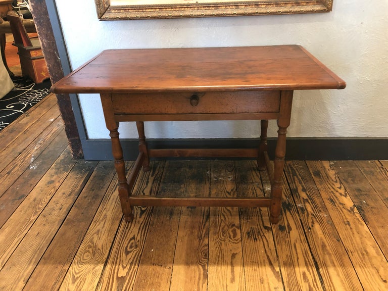 Antique Honey Pine Farm Side Table at 1stDibs antique pine side table