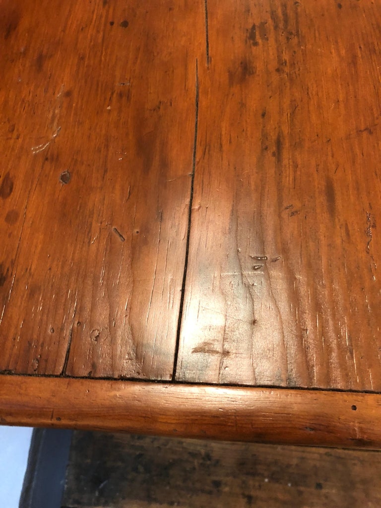 Antique Honey Pine Farm Side Table at 1stDibs antique pine side table