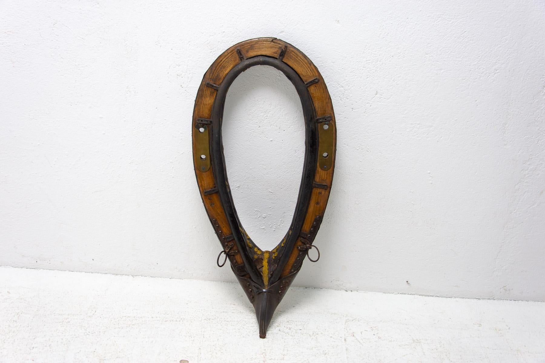 Antique Horse-Collar, 1930s, Czechoslovakia In Good Condition For Sale In Prague 8, CZ
