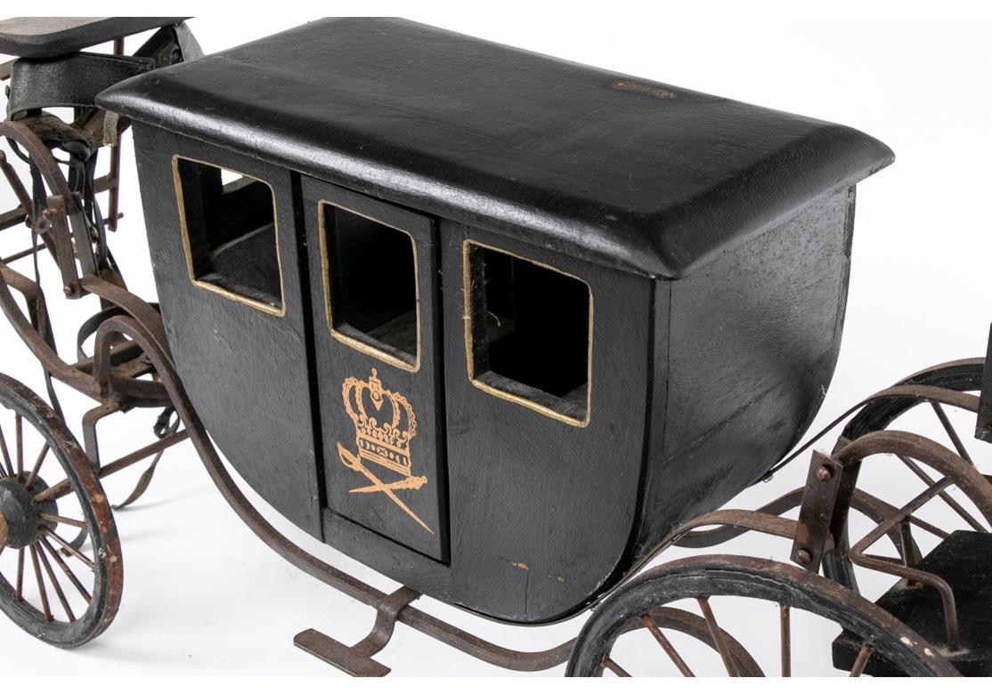 Edwardian Antique Horse-Drawn Coach Model or Salesman’s Sample