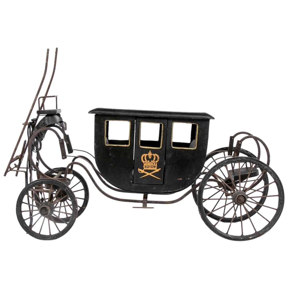 Antique Horse-Drawn Coach Model or Salesman’s Sample