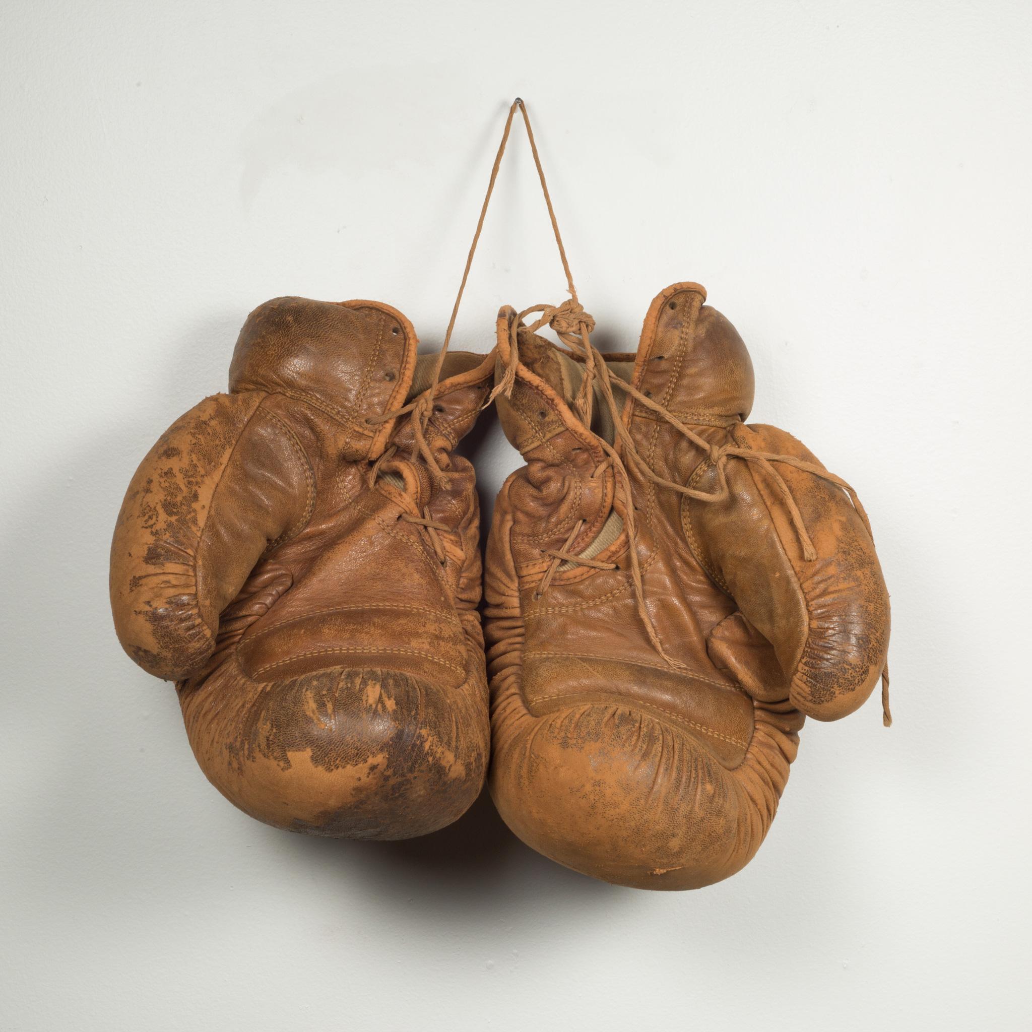 1900s boxing gloves