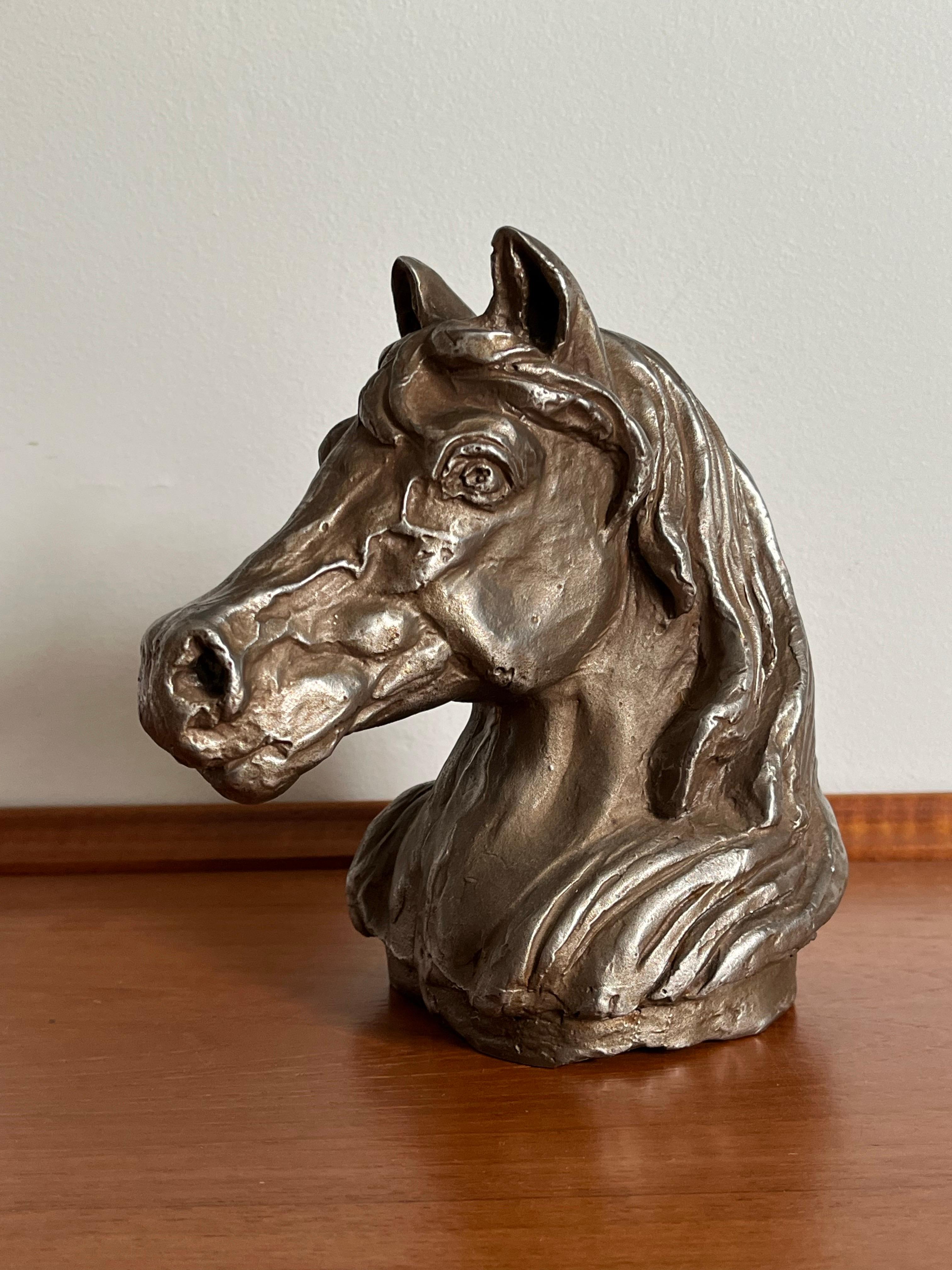 French Provincial Antique Horse Head For Sale