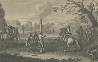Antique Horse Print of 'Gallop' by J.E. Ridinger, 1722, view 3