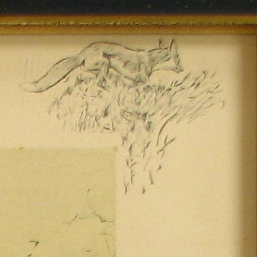 Impression cheval ancienne The Stone Faceder signée par Snaffles, 1934 en vente 1