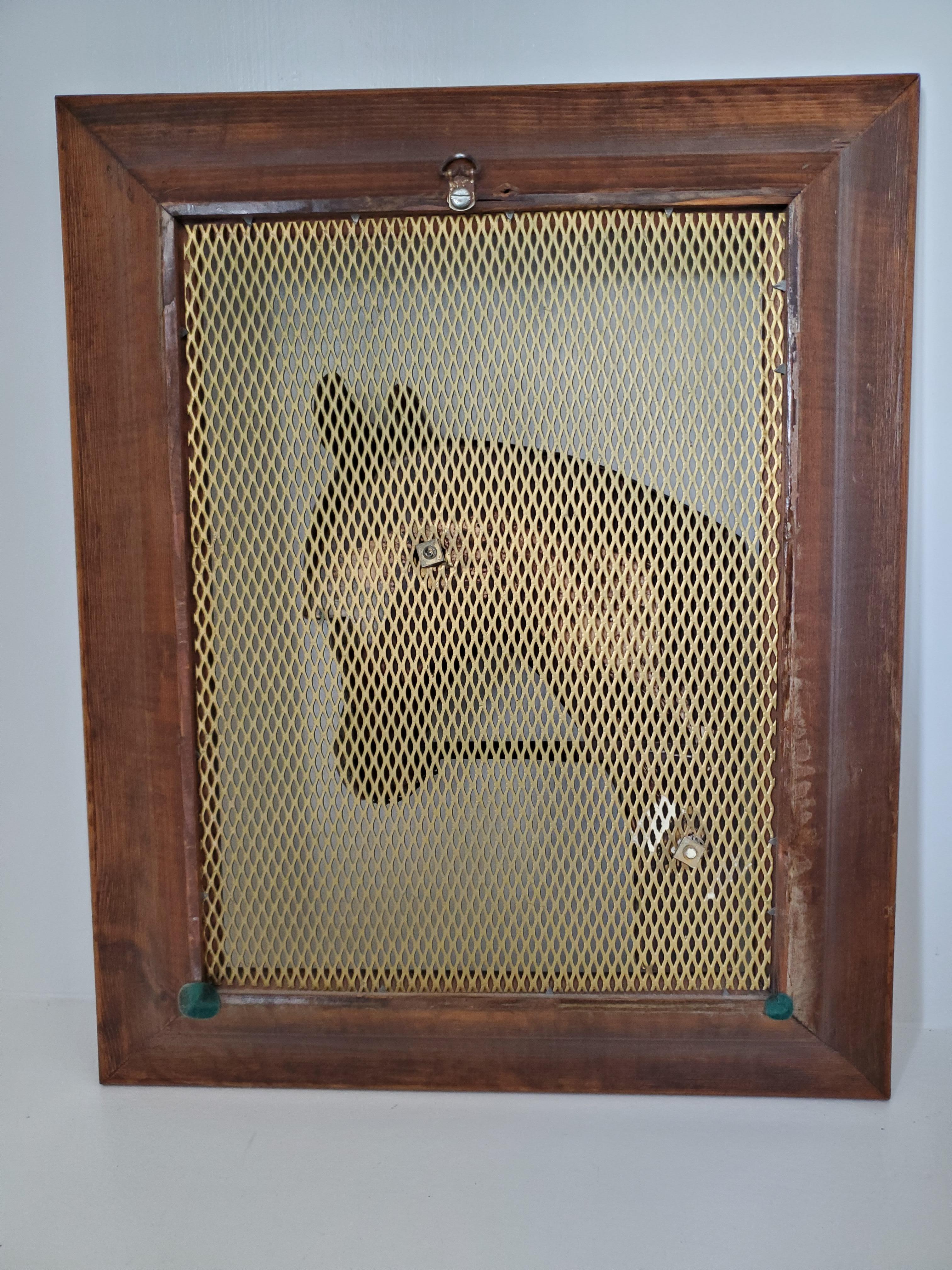 Antique Horse Sculpture  Framed Copper Horse Head in Relief In Good Condition In Nova Scotia, NS