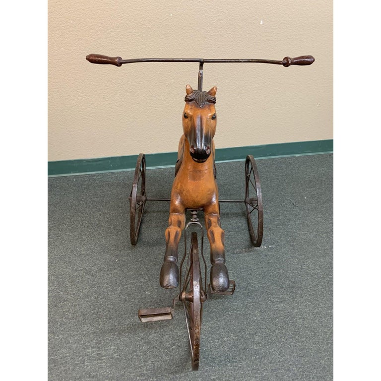 Antique, Horse Tricycle For Sale at 1stDibs antique horse tricycle