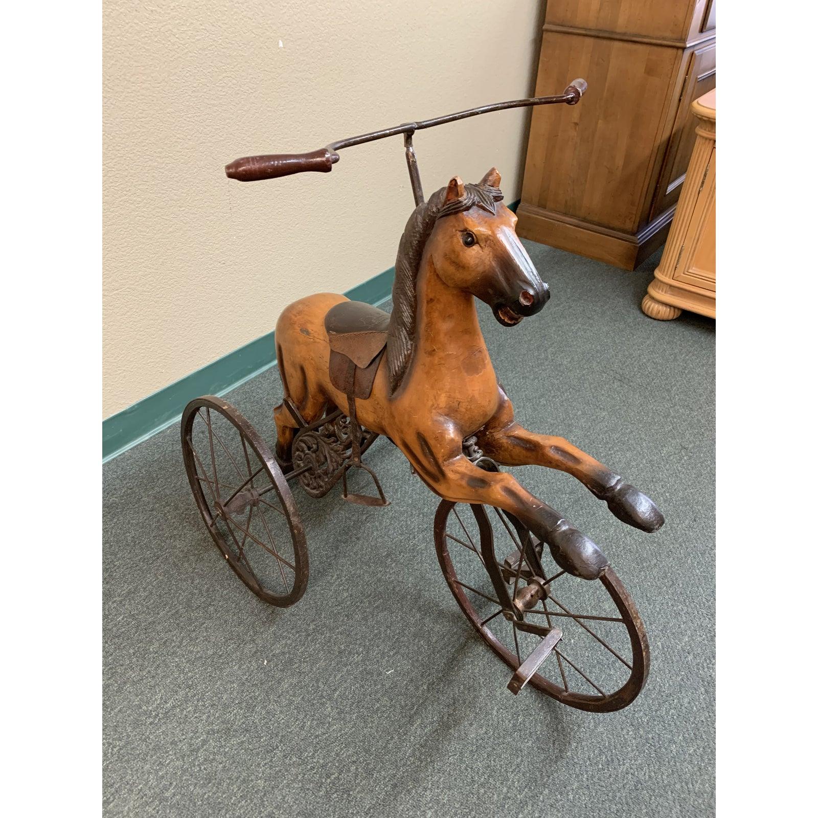 antique horse tricycle value