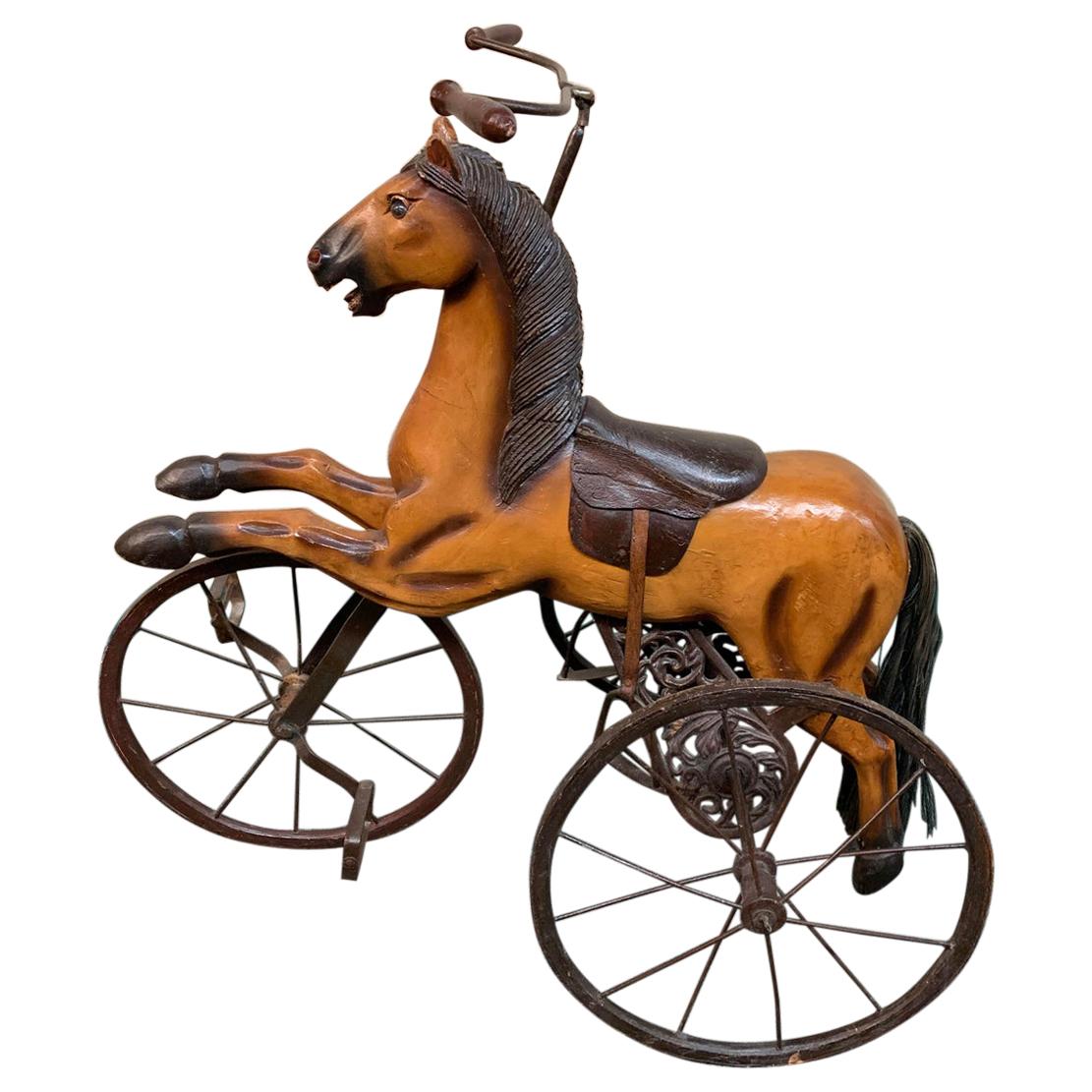 Antique, Horse Tricycle For Sale