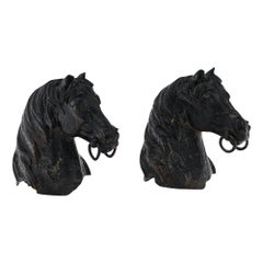 Antique Horseheads from French “Haras”