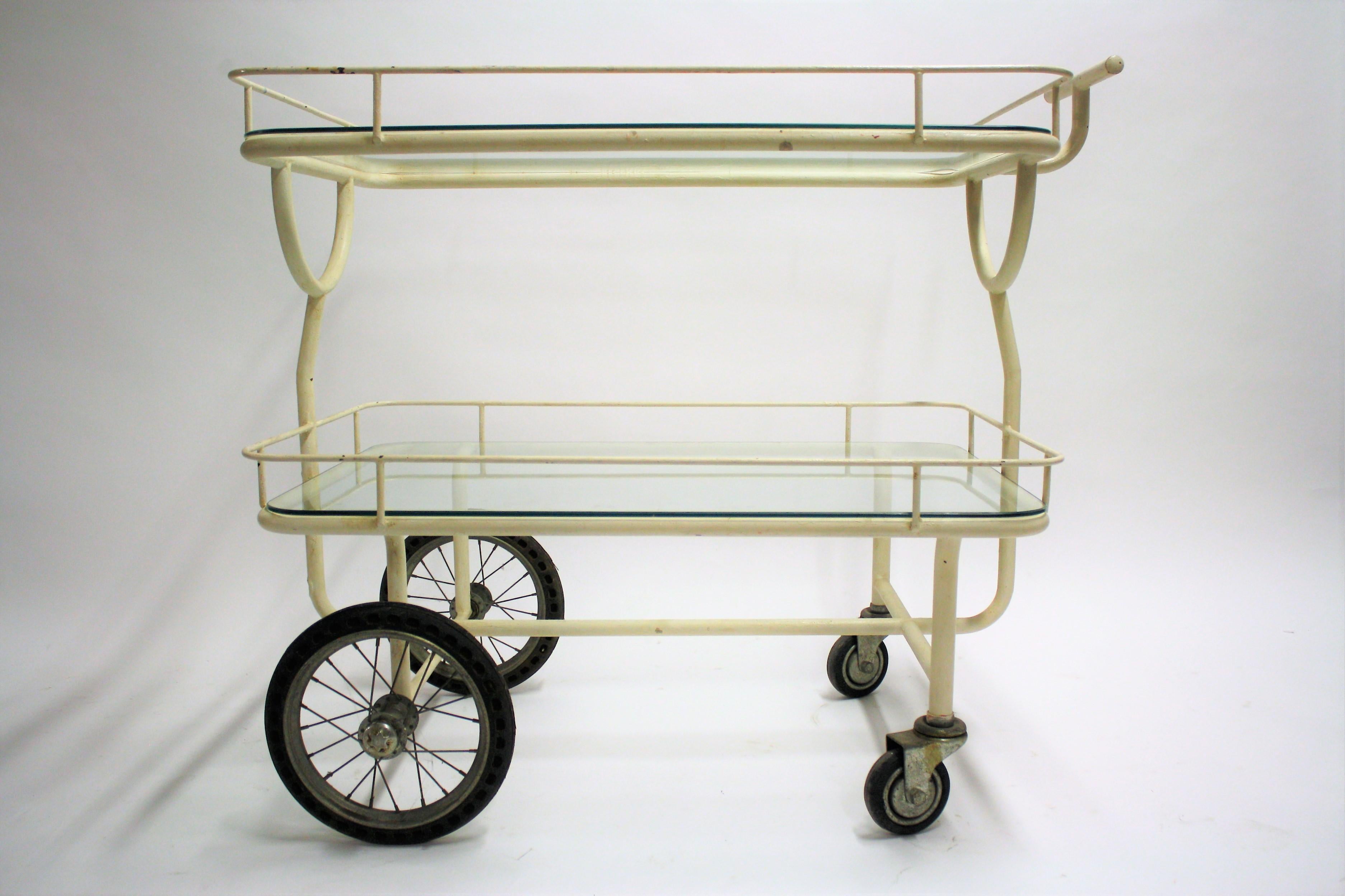 vintage hospital trolley