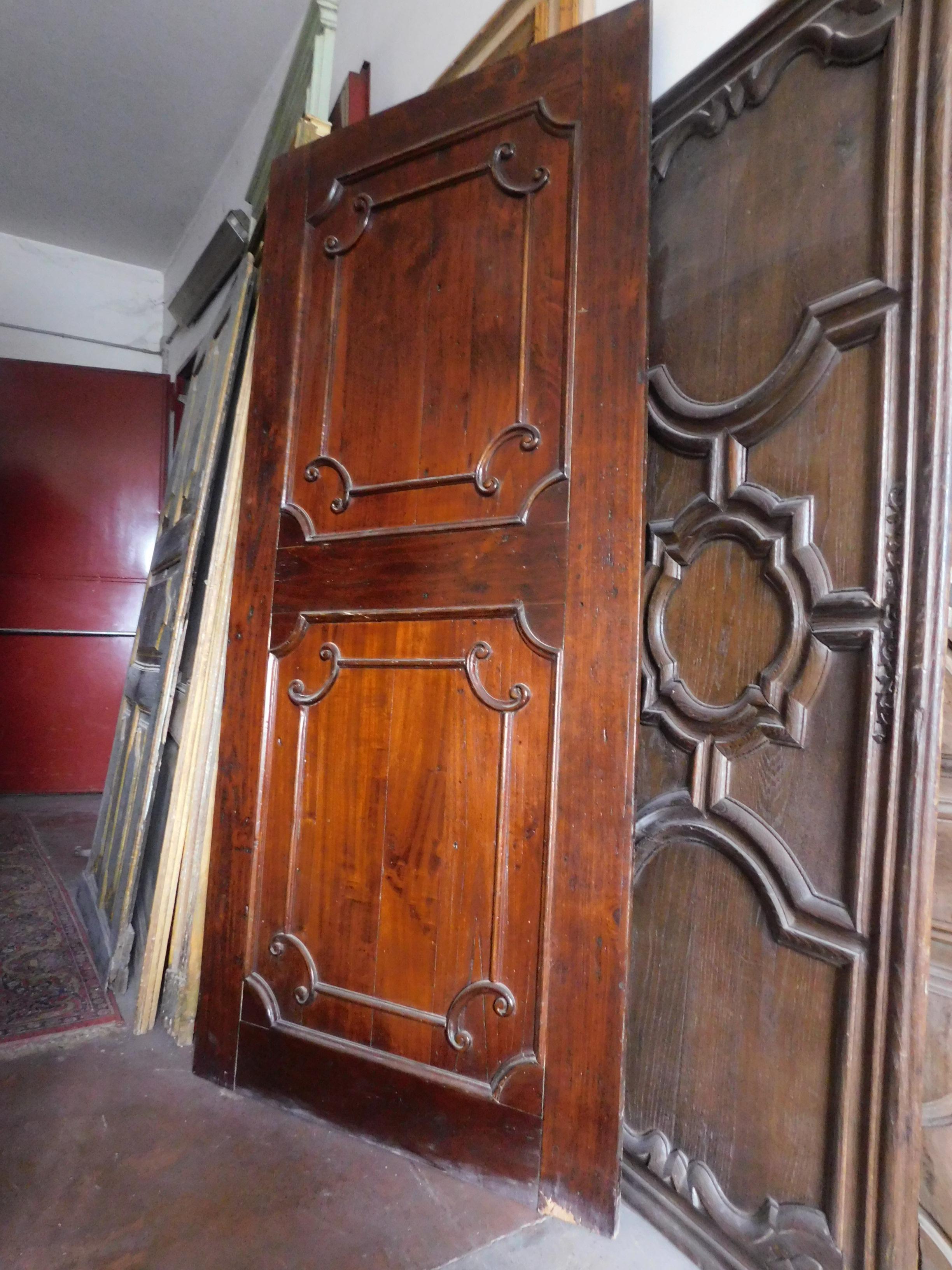 Italian Antique Hotel series doors, panel for armored , '700 Italy