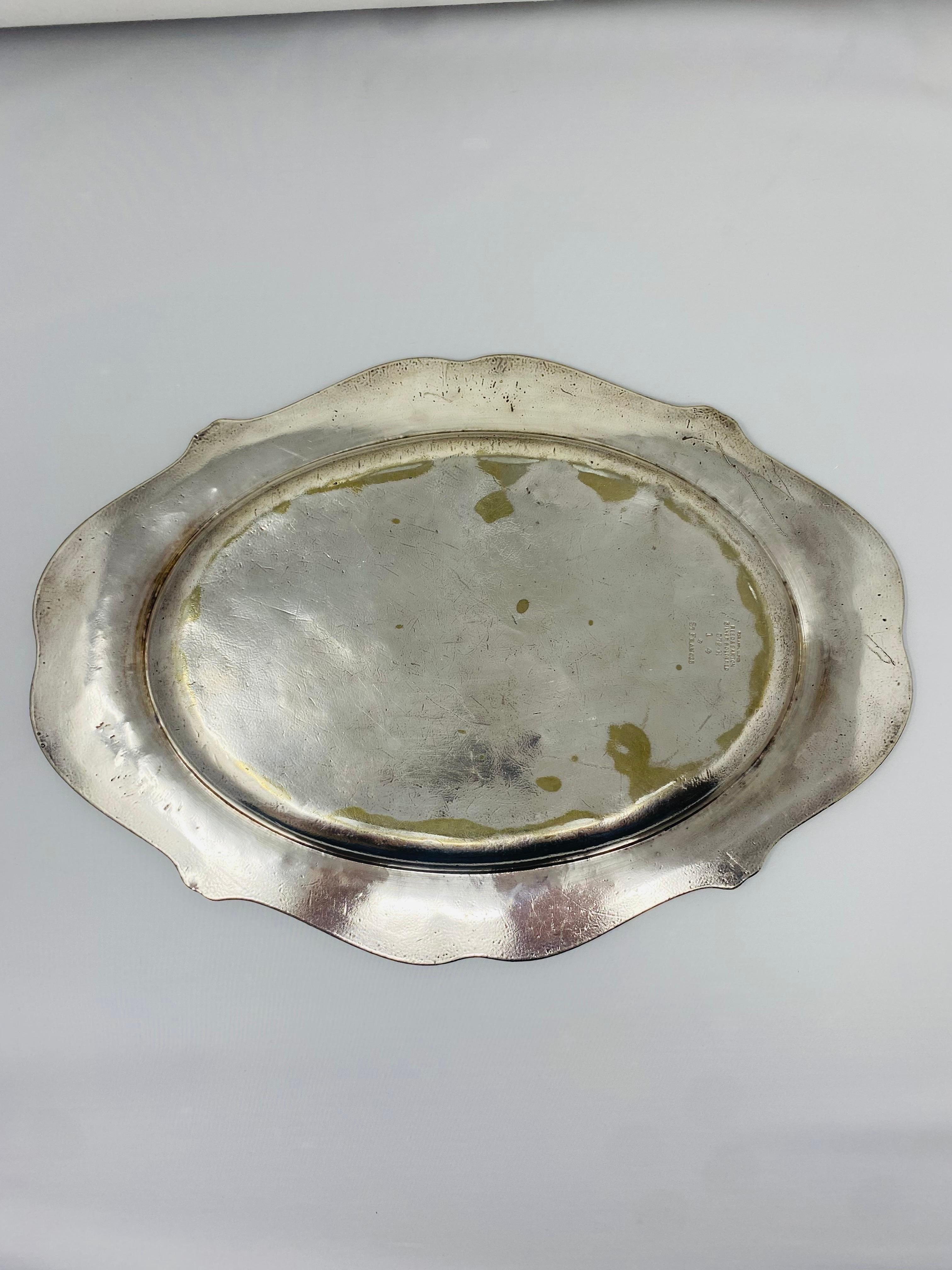 Bandeja para servir chapada en plata Hotel St. en Bueno estado para la venta en San Diego, CA