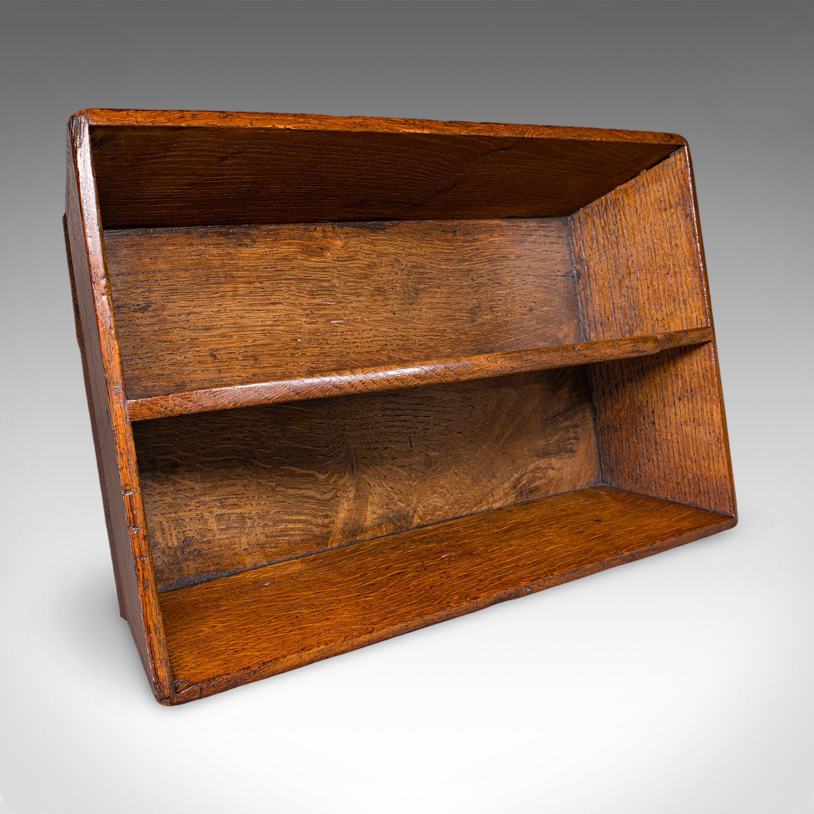 Antike Haushälterin, englische Eiche, Besteckkasten, Trug, Arbeitskasten, georgianisch im Angebot 2